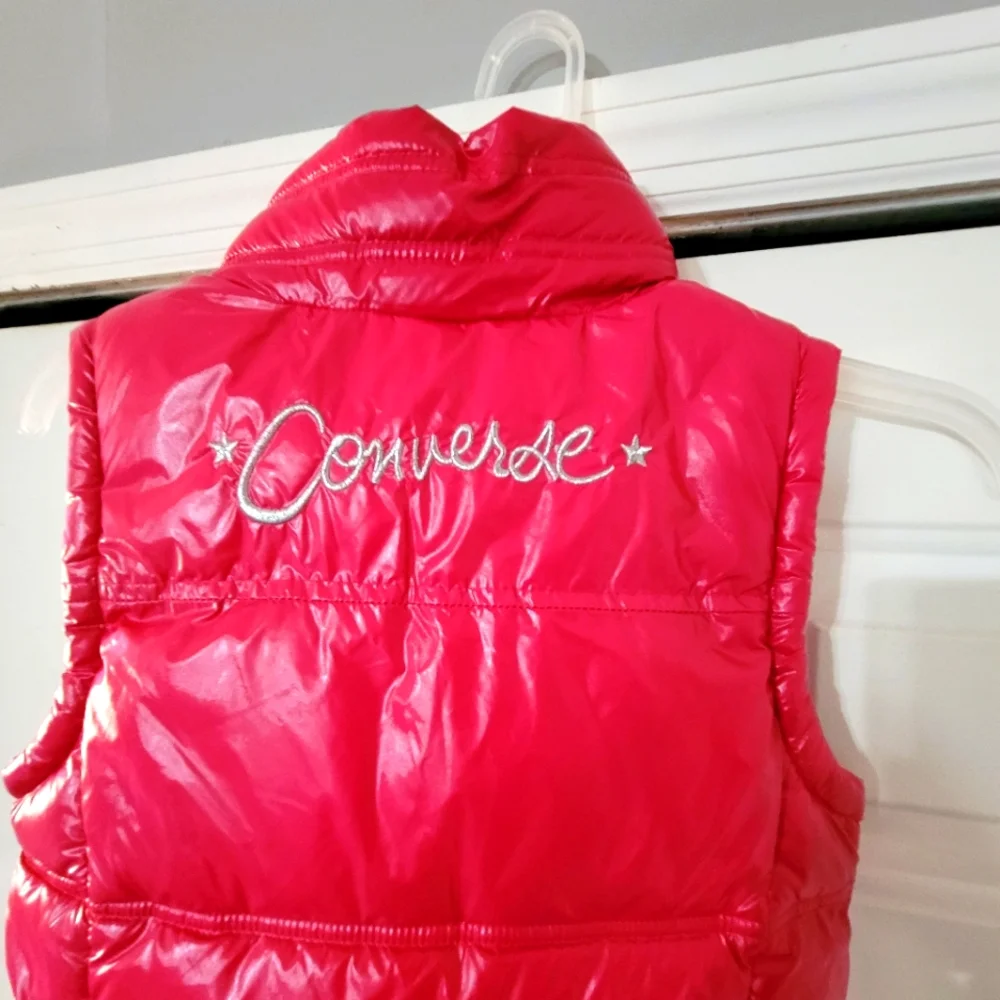 Like New Pink Converse Puffer Vest~10/12~Girls~Spring~Fashion